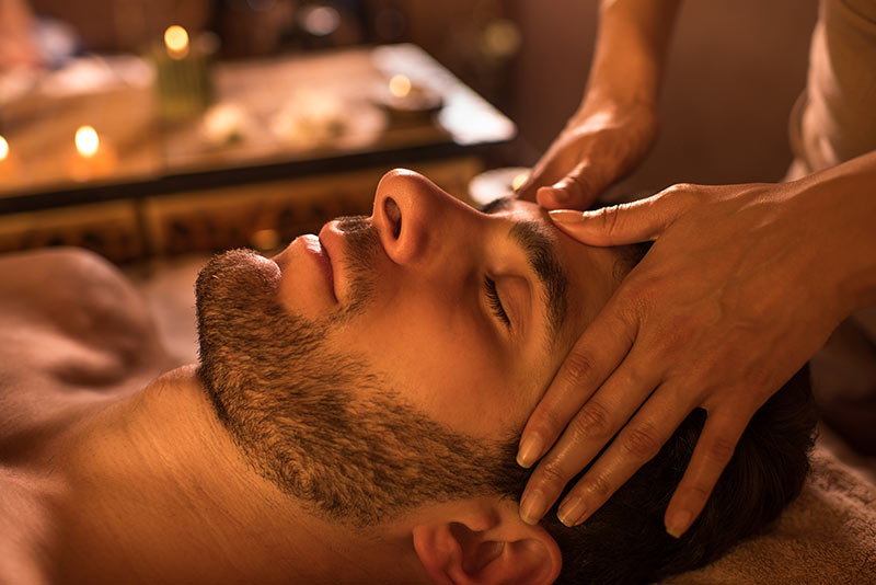 Relaxing massage for Dad